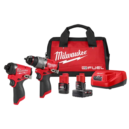 Milwaukee Tool 3497-22 M12 FUEL™ 2-Tool Combo Kit, 1 EA