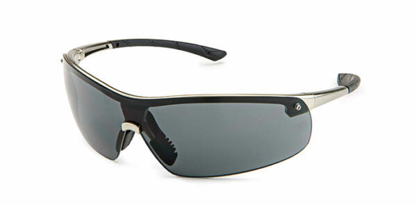 Gateway Safety 34GM83 Ingot Safety Glasses - Metal-Look Lightweight Safety Eyewear with Soft Rubber Temples