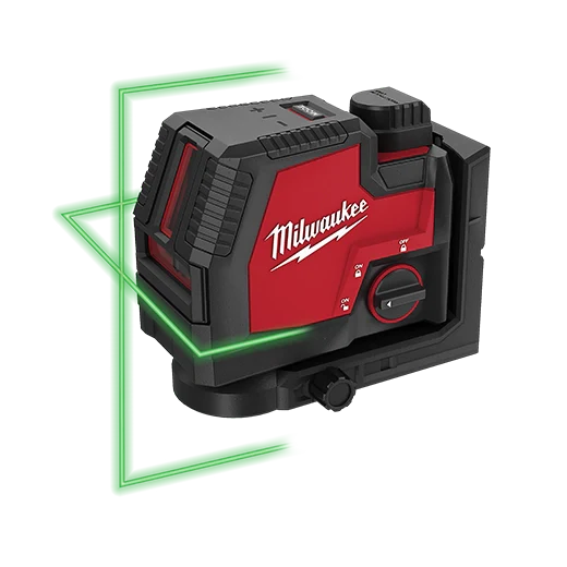 Milwaukee Tool 3521-21 USB Rechargeable Green Cross Line Laser, 1 EA