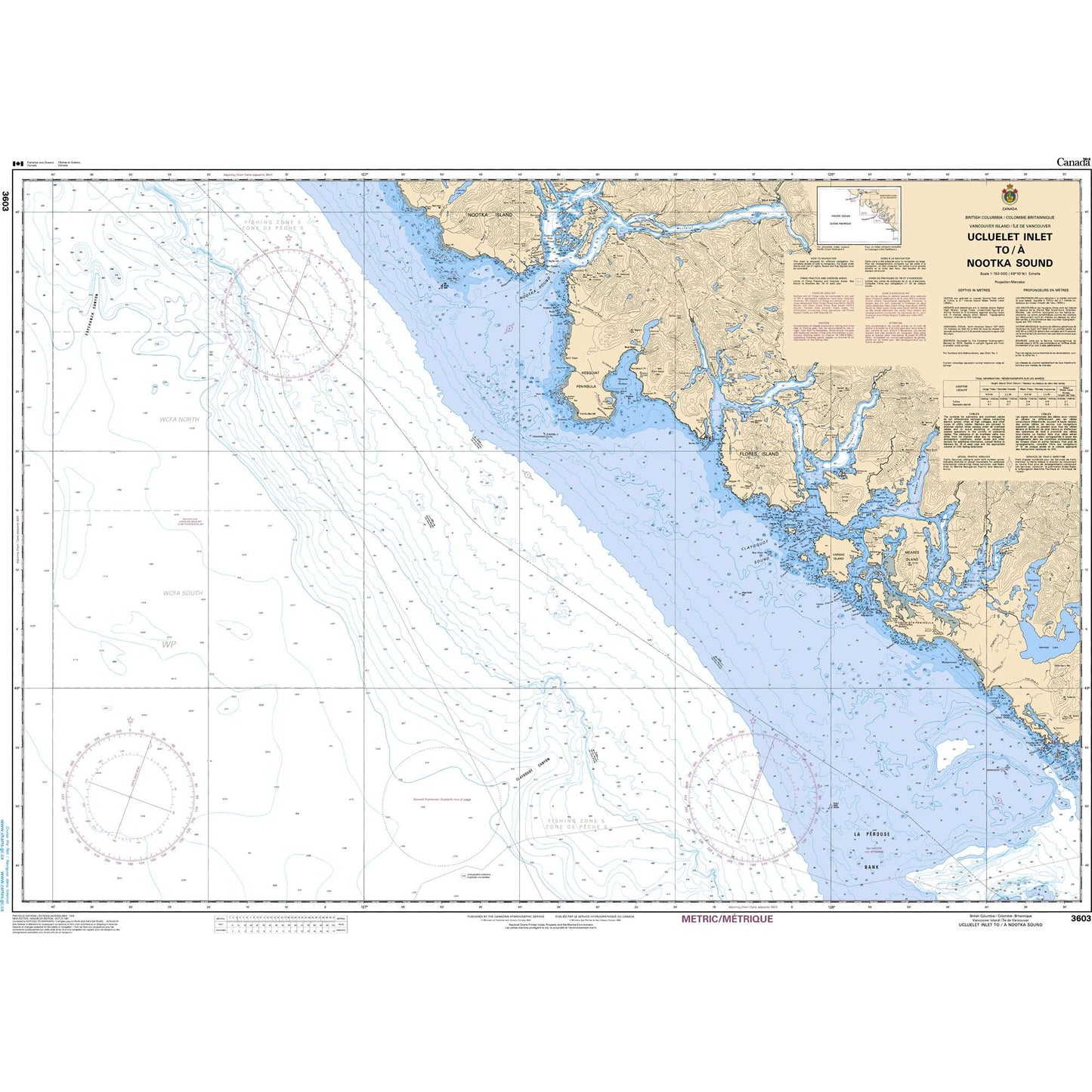 Paradise Clay CAN3603 CHS Ucluelet Inlet to/ Nootka Sound