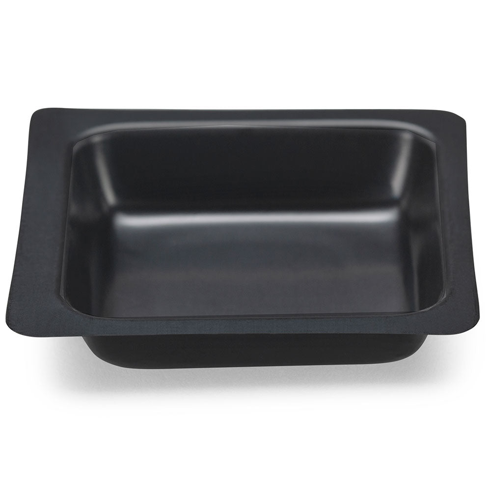 Globe Scientific 3619-10BK Weight Boat Square with Square Bottom Antistatic PS Black 10mL