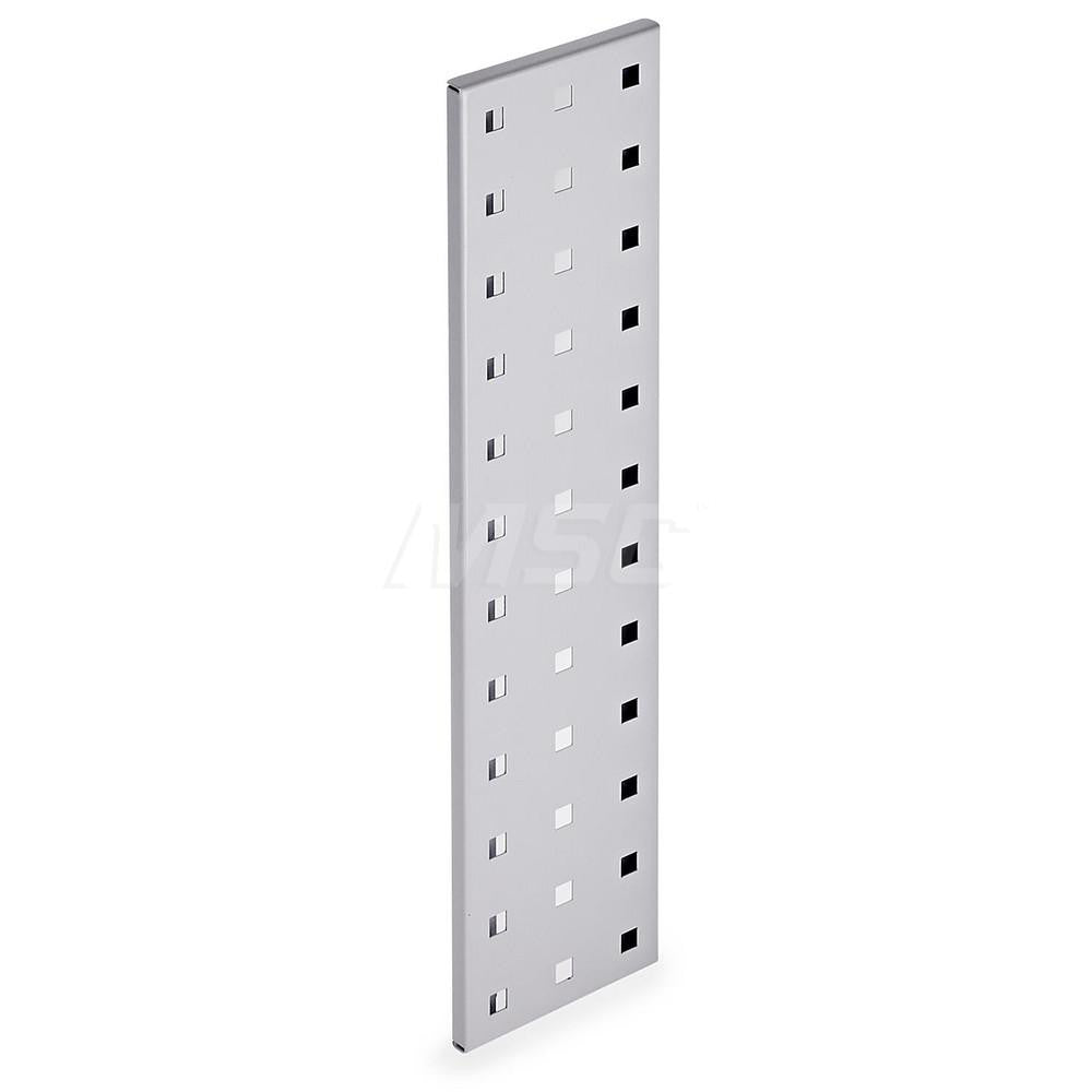 Triton Products LBS-4W 18" x 4.5" Steel Sq Hole Pegboard Strip-White