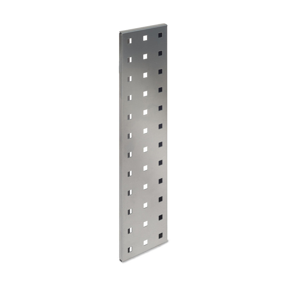 Triton Products LBS-4S 18" x 4.5" Steel Sq Hole Pegboard Strip-Silver