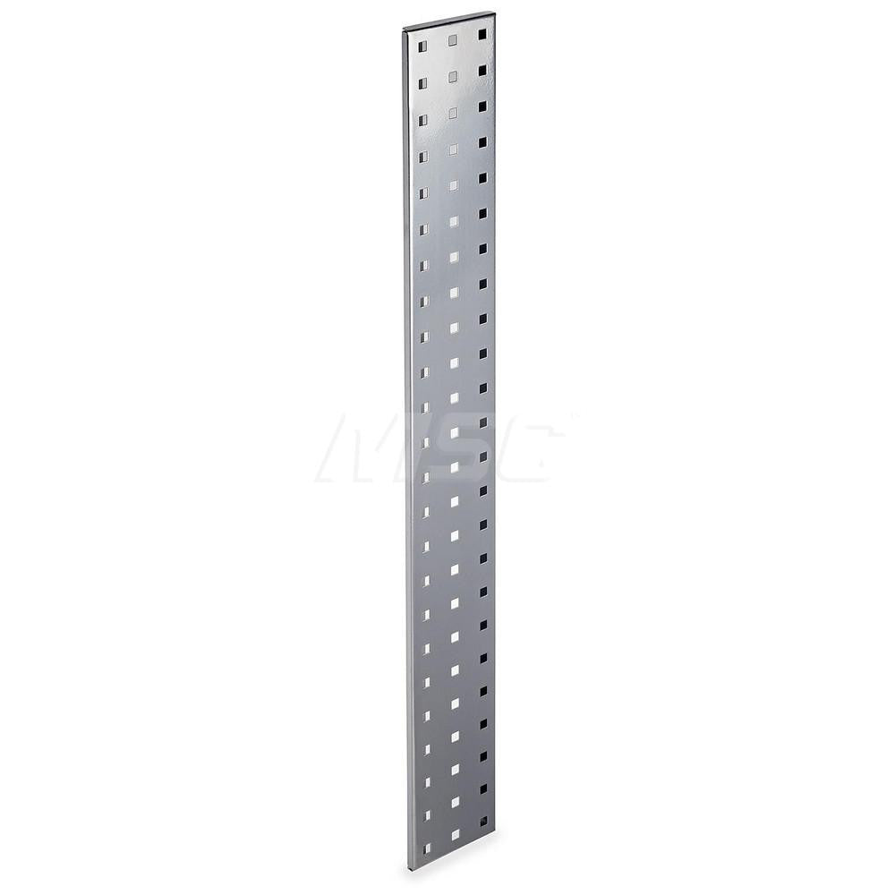 Triton Products LBS-1S 36" x 4.5" Steel Sq Hole Pegboard Strip- Silver