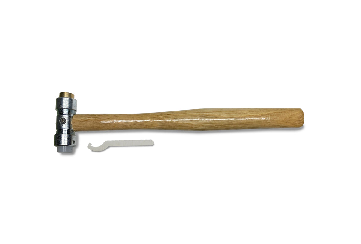 Grobet USA® 37.582 Brass & Fibre Mallet 5 Oz., EA