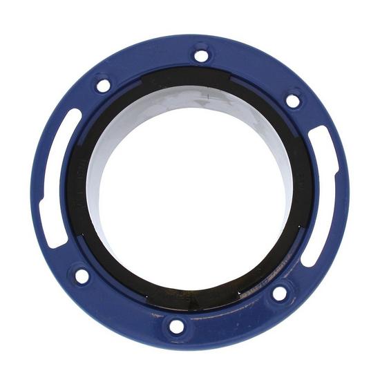 Jones Stephens C53401 4" ABS Closet Flange with Metal Rings less Knockout