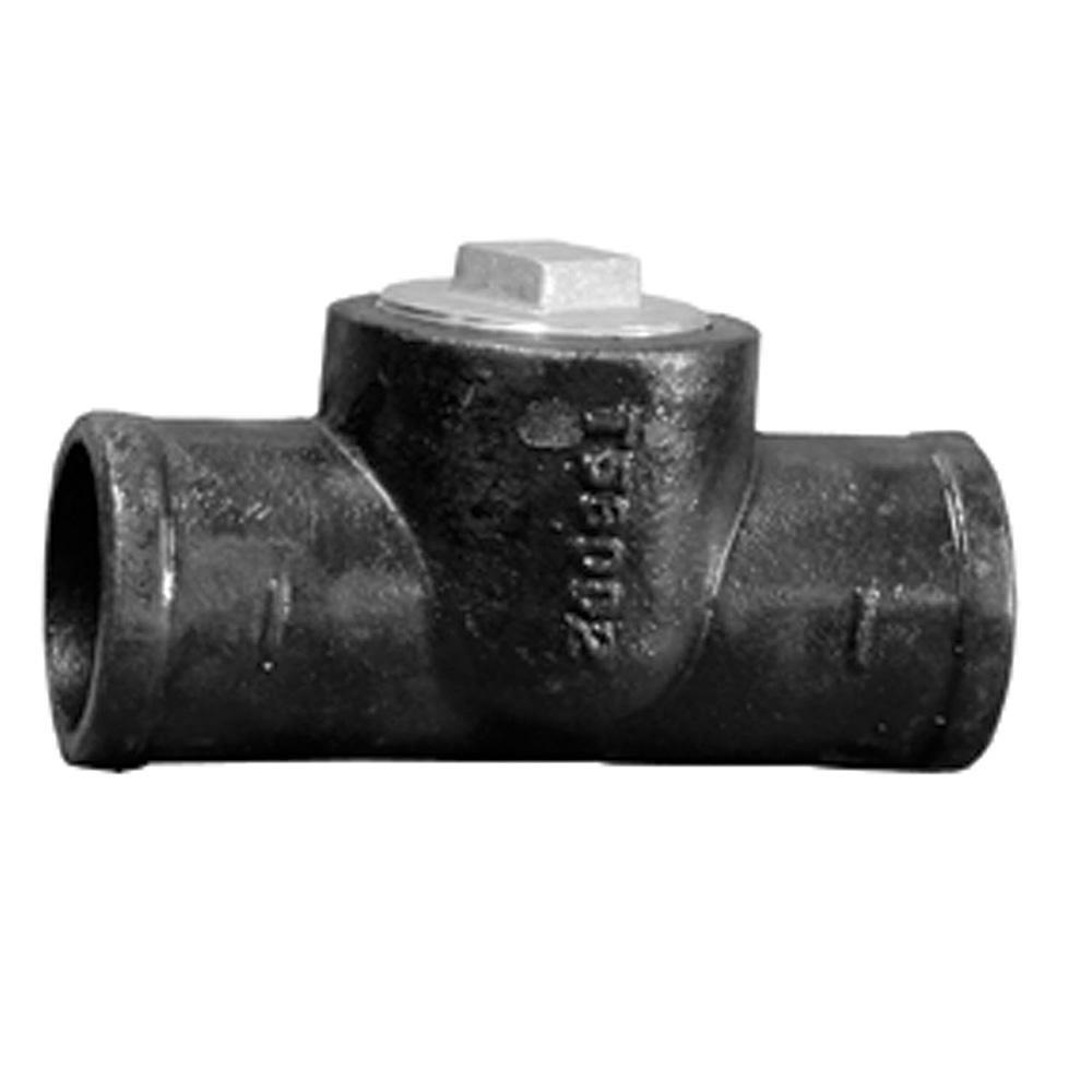 Jones Stephens T56013 3" x 3" No Hub Test Tee with Plug - 7-3/4" Length