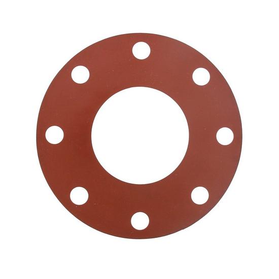 Jones Stephens G51035 3-1/2" Red Rubber Full Face Gasket