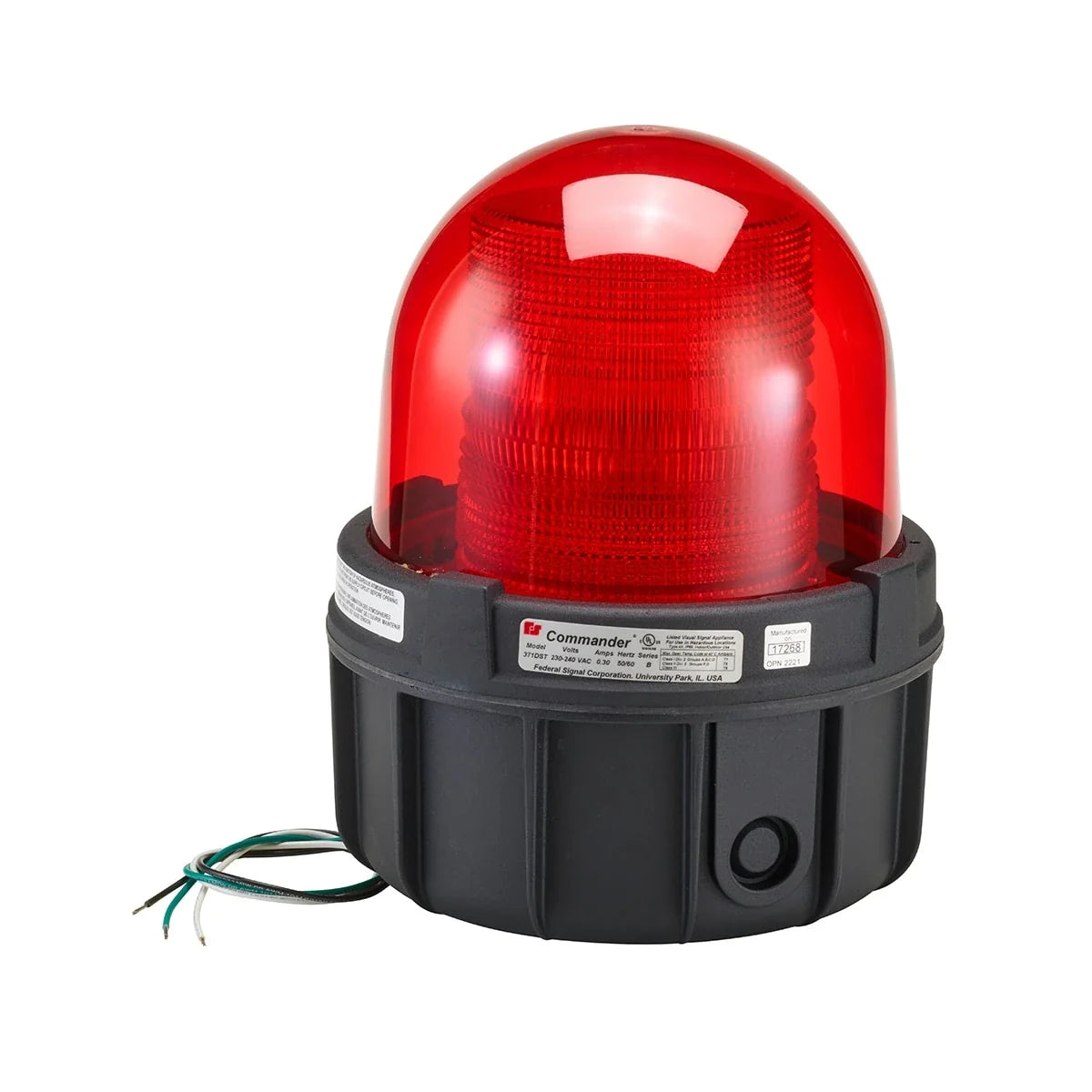 Federal Signal 371DST-012-024R Commander® Double Strobe Hazardous Location Lights, Red