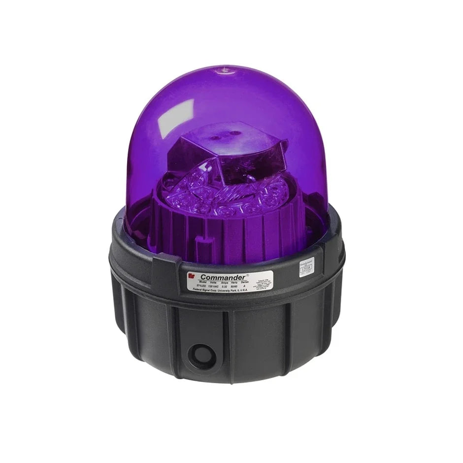 Federal Signal 371LEDX-120M Commander® Hazardous Location LED Rotating Lights, Magenta