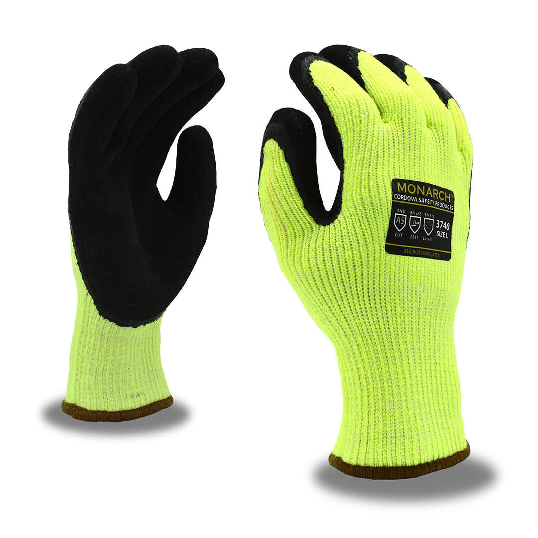 Cordova Safety 3740XL MONARCH SUB-ZERO™, Latex Palm, A5