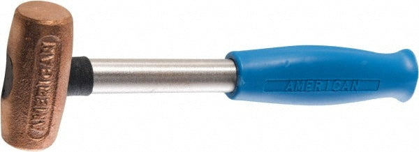 American Hammer AM3CUCG Non-Marring Hammer, 3 lb, 1-3/4" Face Dia, Copper Head