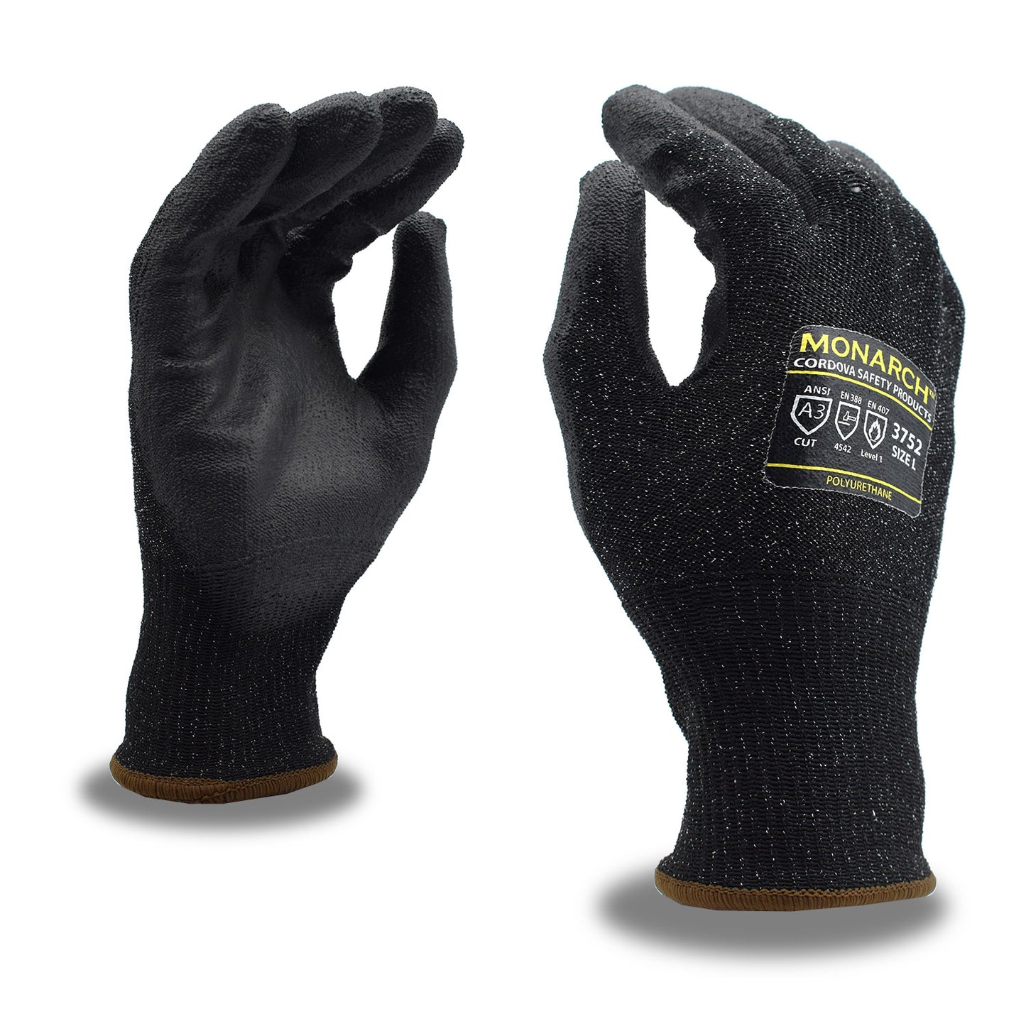 Cordova Safety 3752XXL MONARCH-PU™, PU Palm, A3 Cut