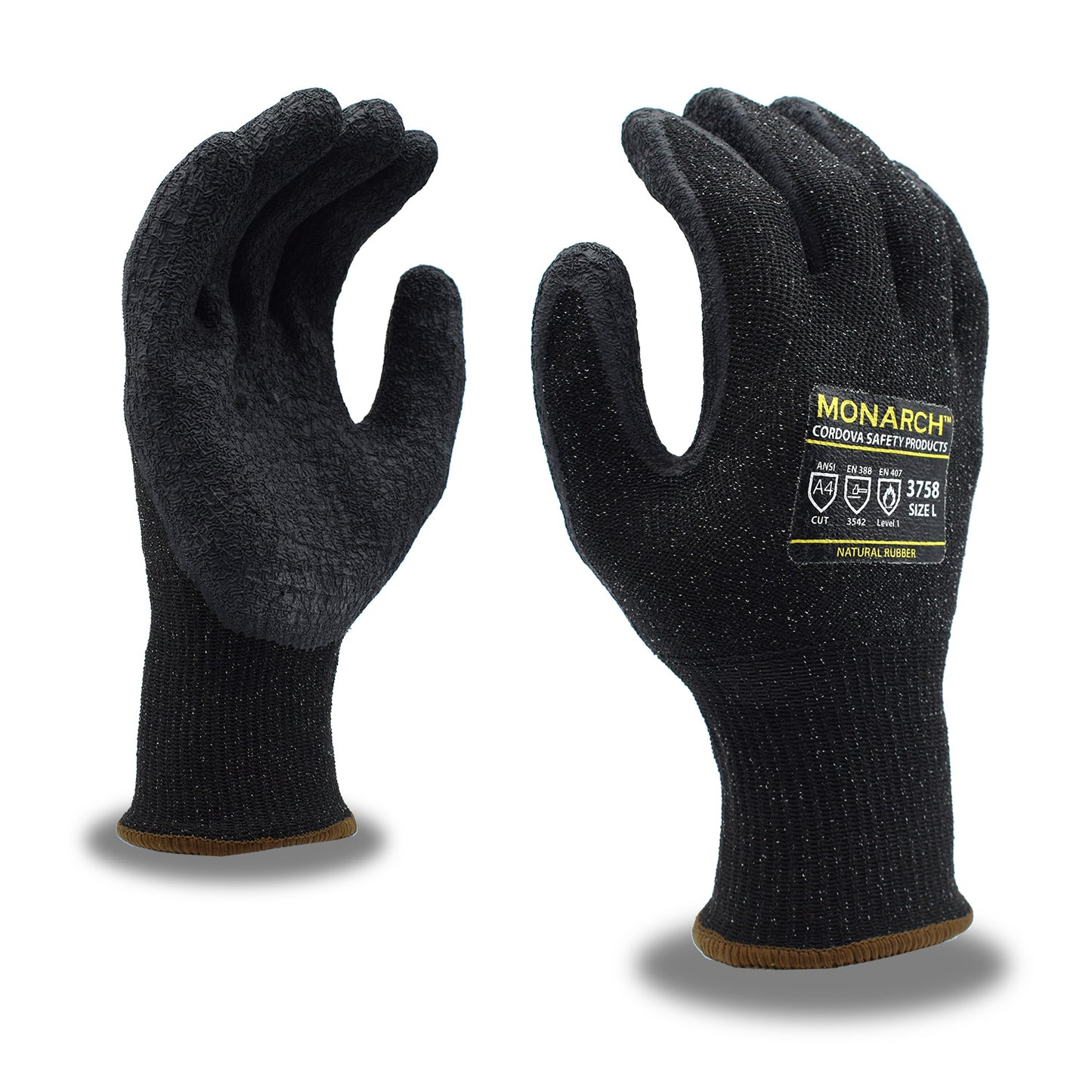 Cordova Safety 3758M MONARCH-NRL™, Latex Palm, A4 Cut