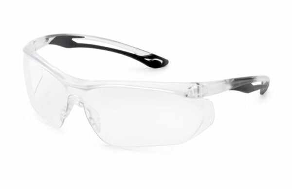 Gateway Safety 37BK79 Parallax Safety Glasses - Wraparound Protective Eyewear with Temple Technology®, ANSI Z87.1+