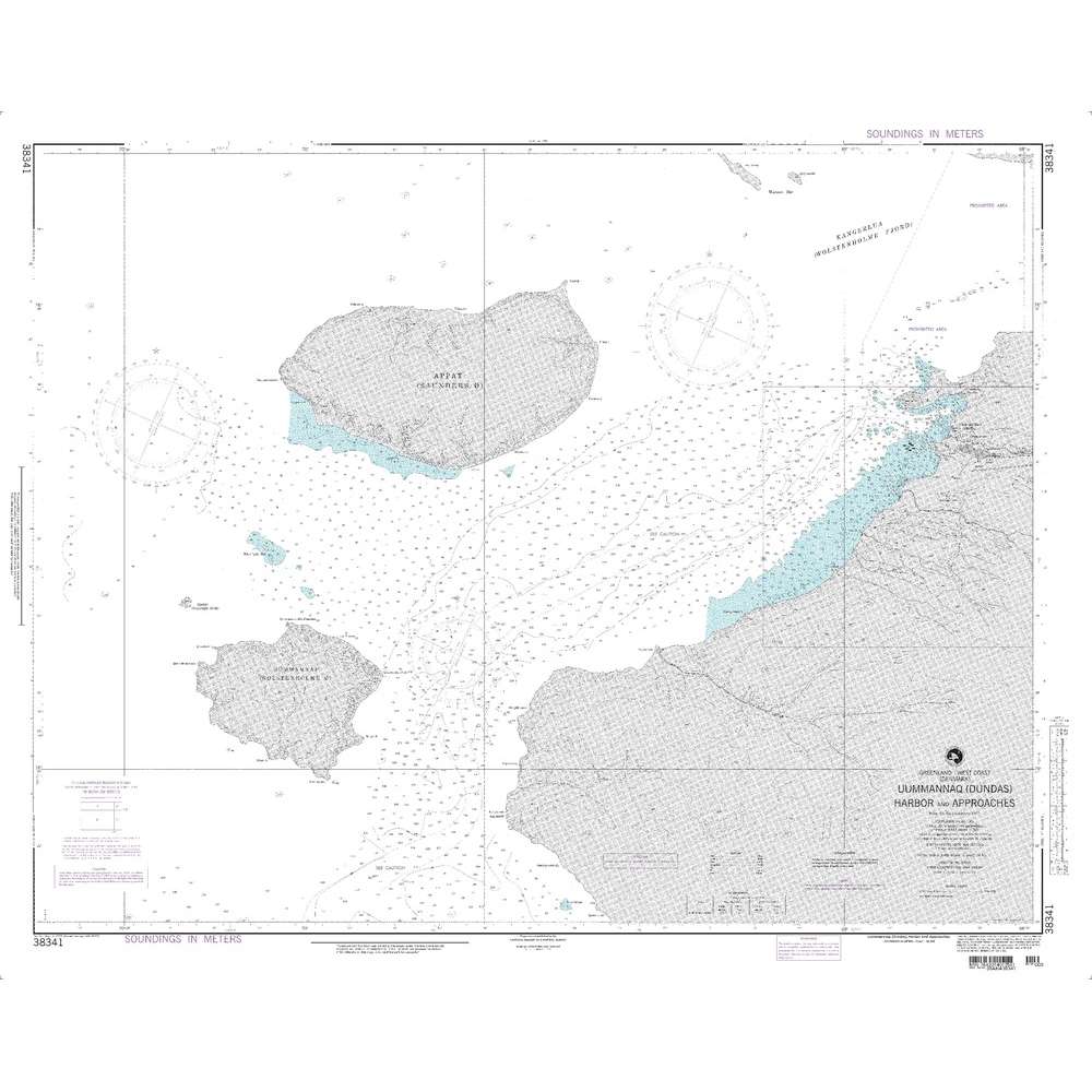 Paradise Clay NGA_38341 NGA Chart Uummannaq (Dundas) Harbor and Approaches
