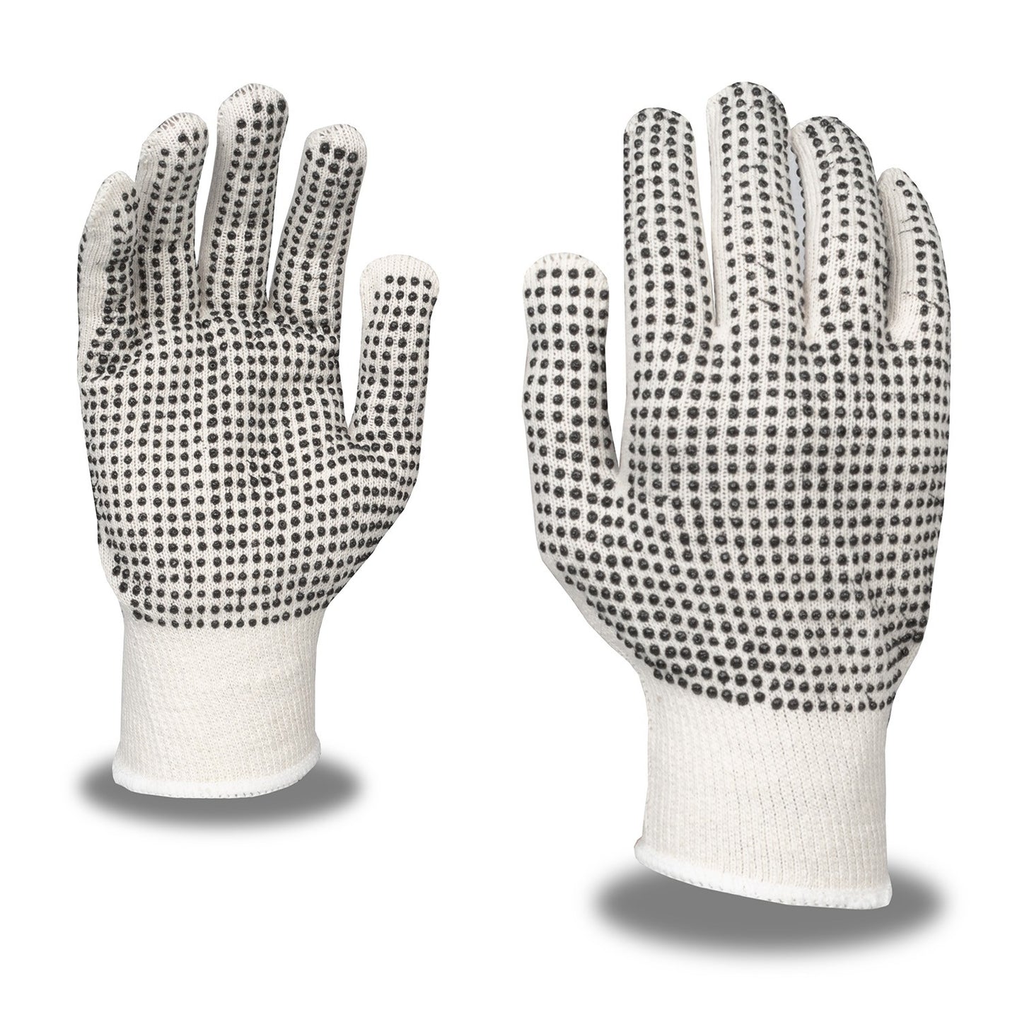 Cordova Safety 3853L Machine Knit, Double-Sided, PVC Dots, Light Weight