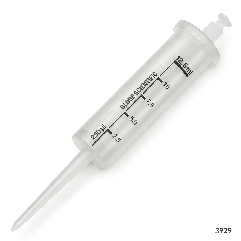Globe Scientific 3903 Dispenser Tip for Repeat Volume Pipettors 2.5mL