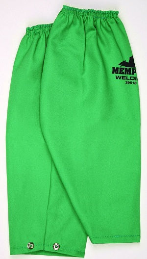 MCR Safety 39518 MCR Safety Welding Gear 9 Ounce Treated Cotton Fabric 18 Inch Welding Sleeves Snap Wrist and Elastic Upper Arm (1 Pair)