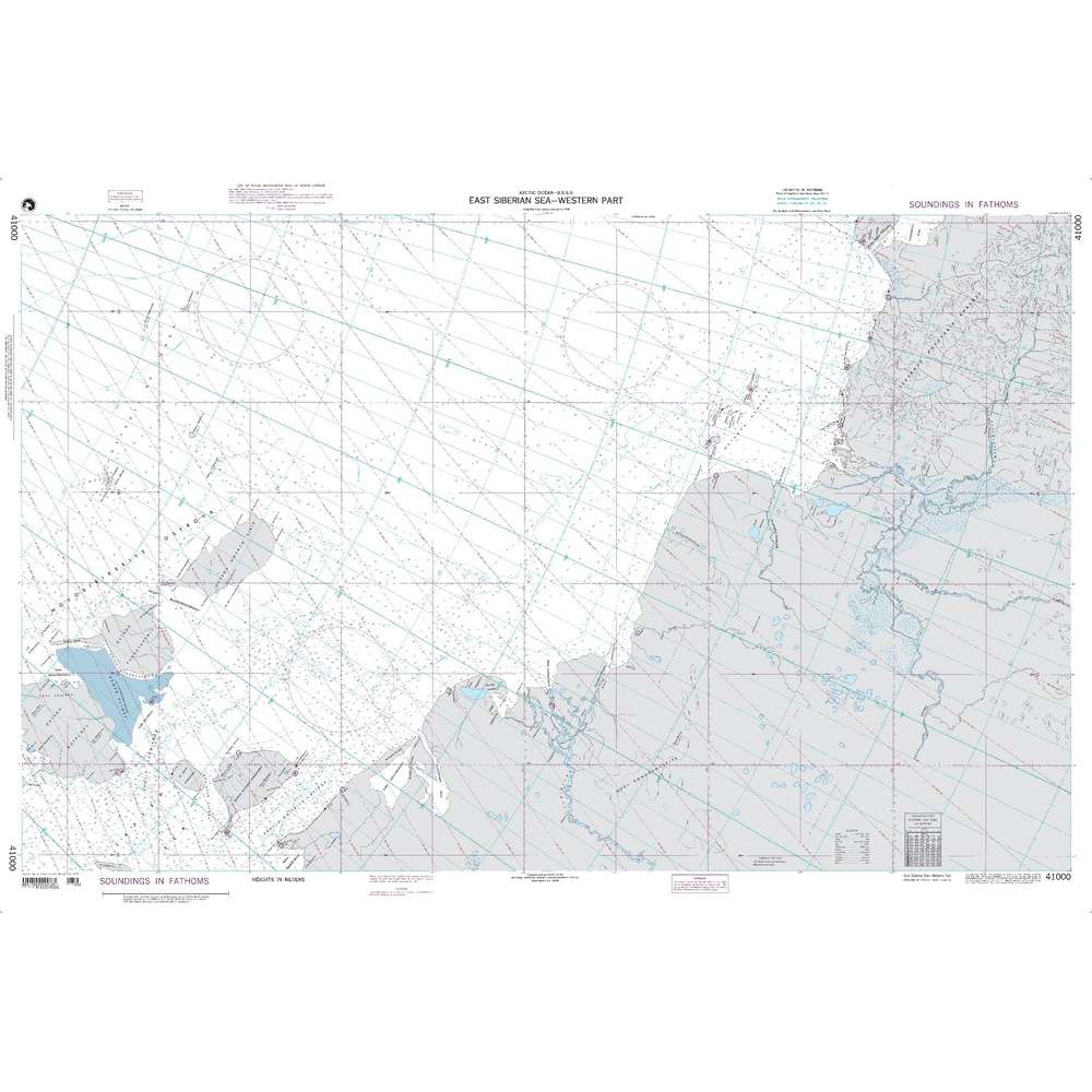 Paradise Clay NGA_41000 NGA Chart East Siberian Sea West Part