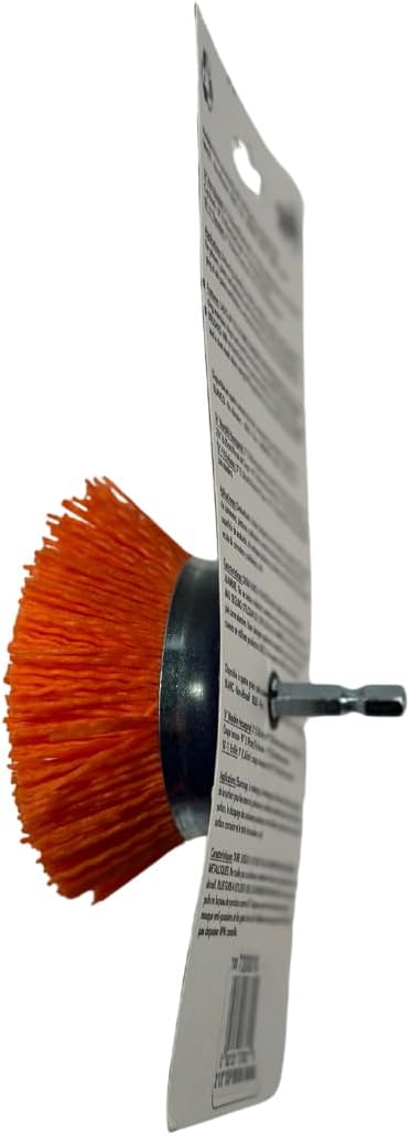 Dico 7200010 Nyalox Cup Brush 21/2-Inch Orange 120 Grit