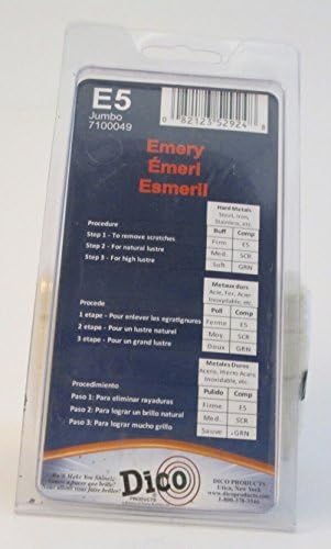 Dico 7100049 Clampacked Buffing Compound, Jumbo Size, Black