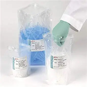 Globe Scientific 151158RF Pipette Tip 100 - 1300uL Certified Universal Graduated Natural 98mm Extended Length 96 Tips/Refill Plate 6 Refill Plates/Box