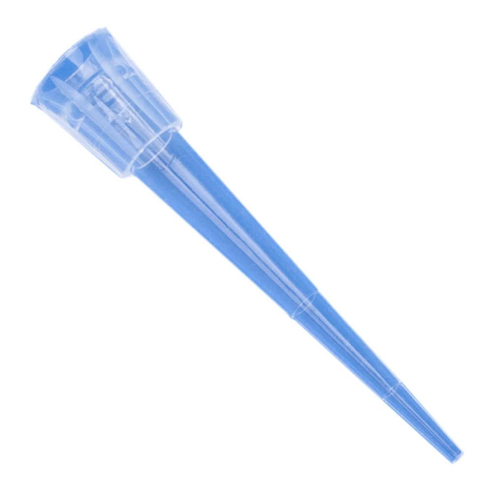 Globe Scientific 150030 Pipette Tip 0.1 - 10uL Certified Universal Low Retention Graduated 31mm Natural STERILE 1000/Stand-Up Resealable Bag