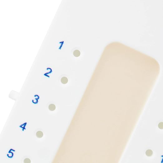 Globe Scientific 51601 Capillary Tube Holding Tray with Sigillum Wax Sealant 24-Place