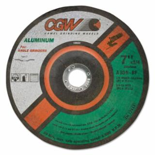 CGW ABRASIVES 36107 4-1/2"X1/4"X7/8" Type 27Depressed Center Wheel