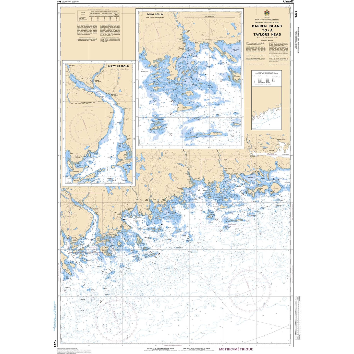 Paradise Clay CAN4235 CHS Barren Island to/ Taylors Head