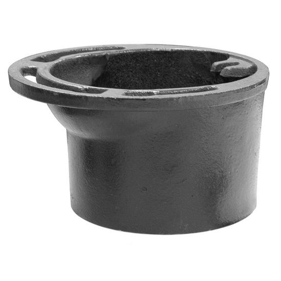 Jones Stephens C44420 4" x 2" Cast Iron Inside Caulk Four-Way Offset Closet Flange