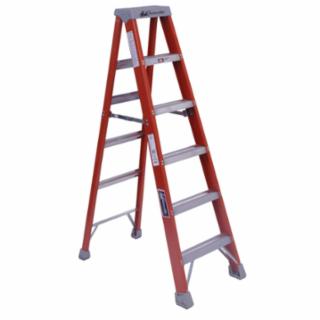 LOUISVILLE LADDER® FM1506 6' Fiberglass Twin Stepladder Type 1A