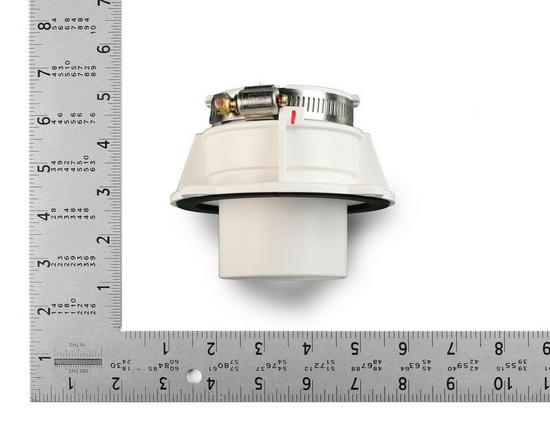 Jones Stephens N30008 2-1/2" x 5" Red Brass Pipe Nipple