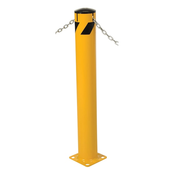Vestil BOL-JK-42-5.5 Steel Pipe Bollard With Chain Slots