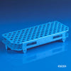 Globe Scientific 456304 Snap-N-Rack Tube Rack for 1.5mL and 2.0mL Microcentrifuge Tube 100-Place PP Blue