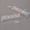 Globe Scientific 456335G Rack for 1.5mL and 2.0mL Microcentrifuge Tubes Stackable Polycarbonate (PC) 24-Place Green