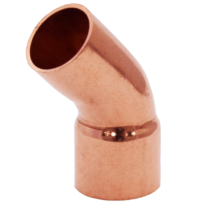 Legend Valves 450-075 5/8" x 3/4" Wrot Copper 45° Street Elbow