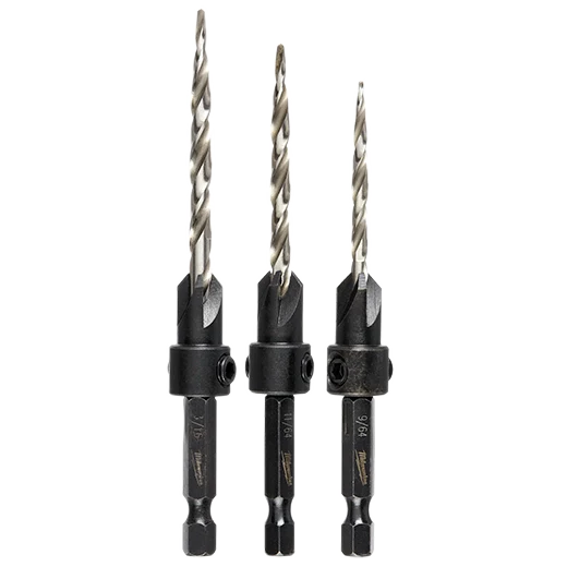 Milwaukee Tool 48-13-5003 4 Pc Countersink Drill Bit Set, 1 ST