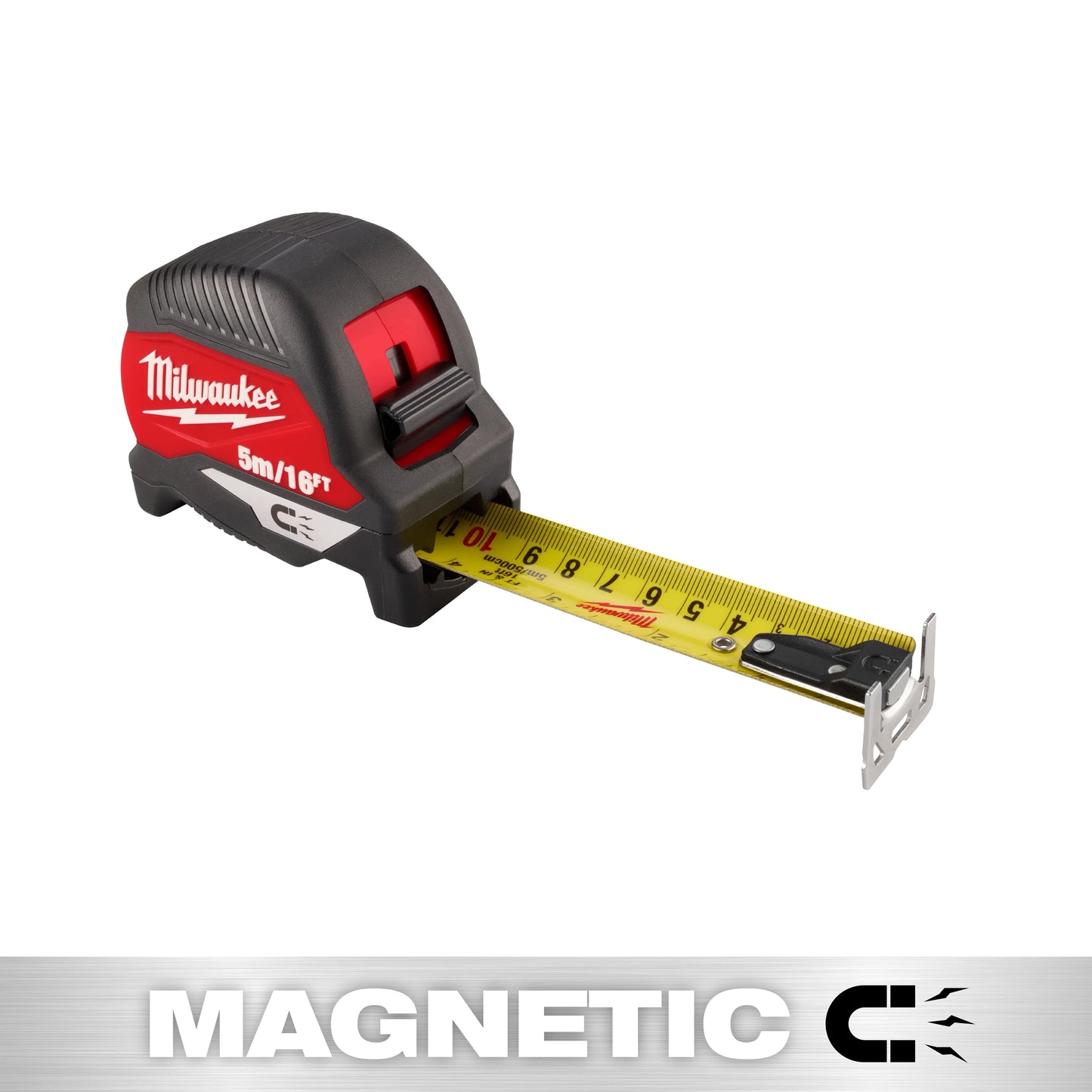 Milwaukee Tool 48-22-1017M 5m/16' Magnetic Tape Measure, 6 EA/PK