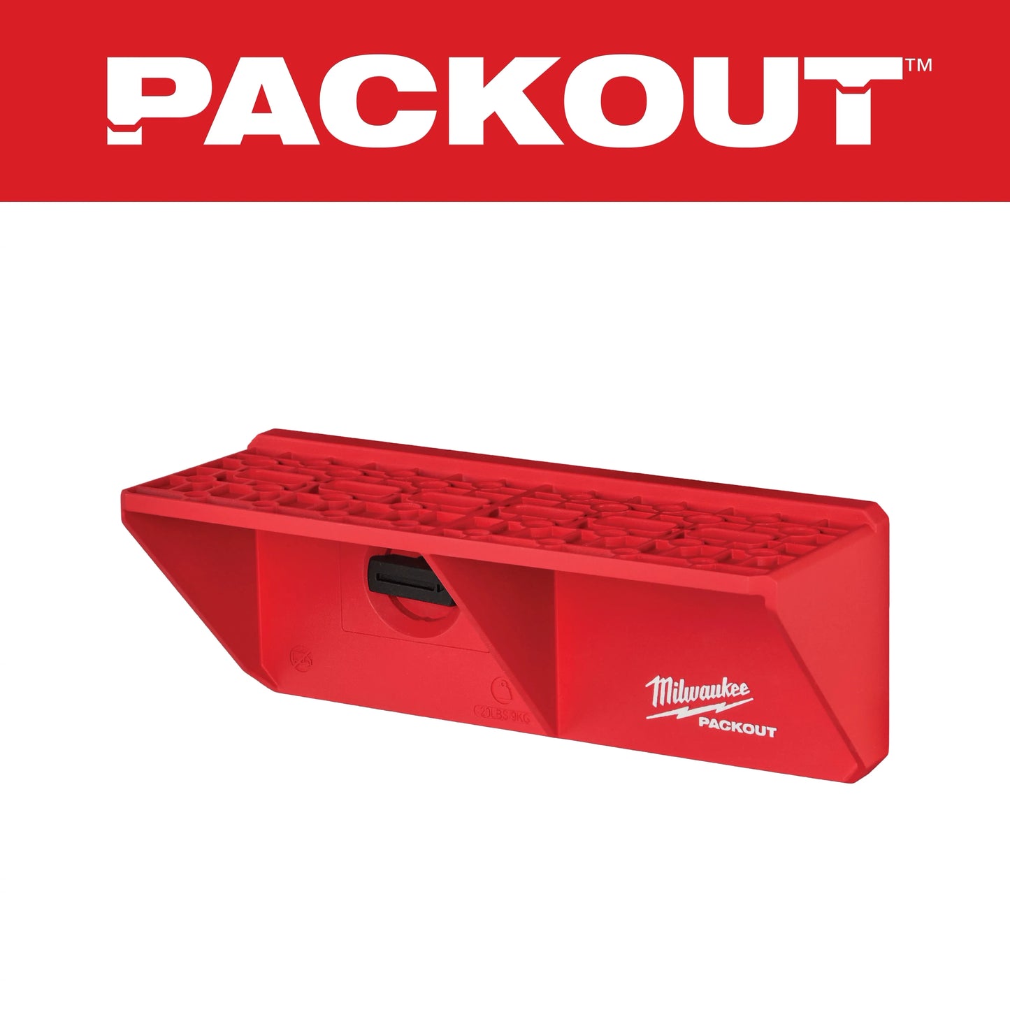 Milwaukee Tool 48-22-8341 PACKOUT Screwdriver Rack, 4 EA/BX