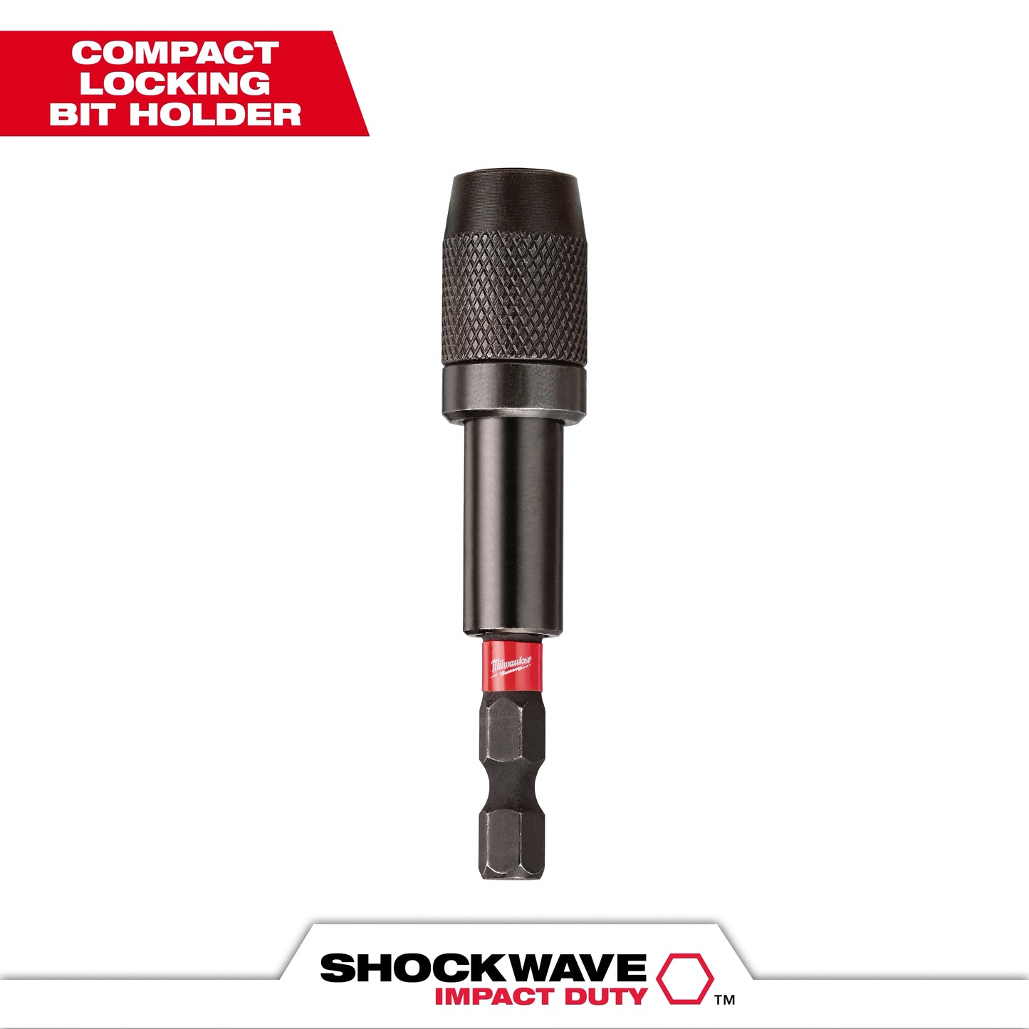 Milwaukee Tool 48-32-4531 SHOCKWAVE™ Impact Duty 2-7/8" Locking Bit Holder, 1 ST