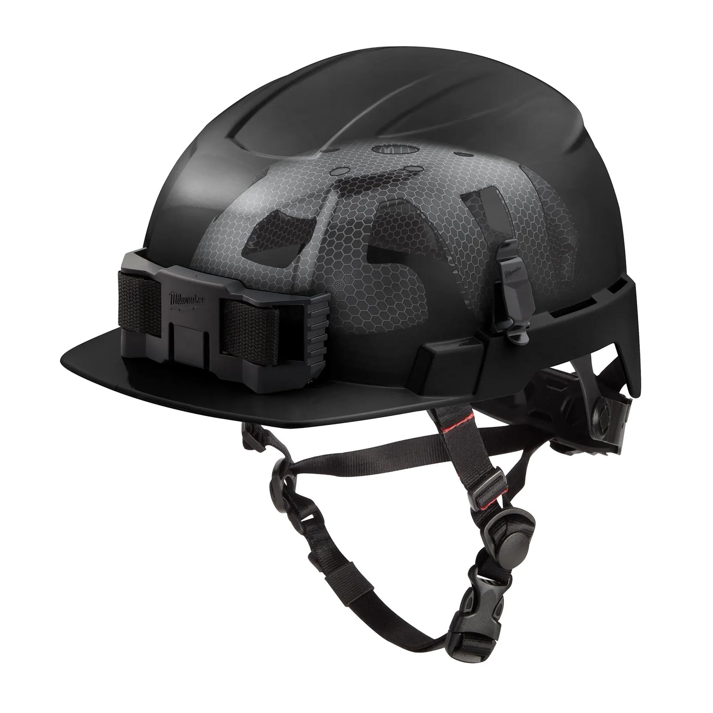 Milwaukee Tool 48-73-1375 BOLT Front Brim Safety Helmet with IMPACT ARMOR Liner (USA) Type 2 Class E (Black), 1 EA