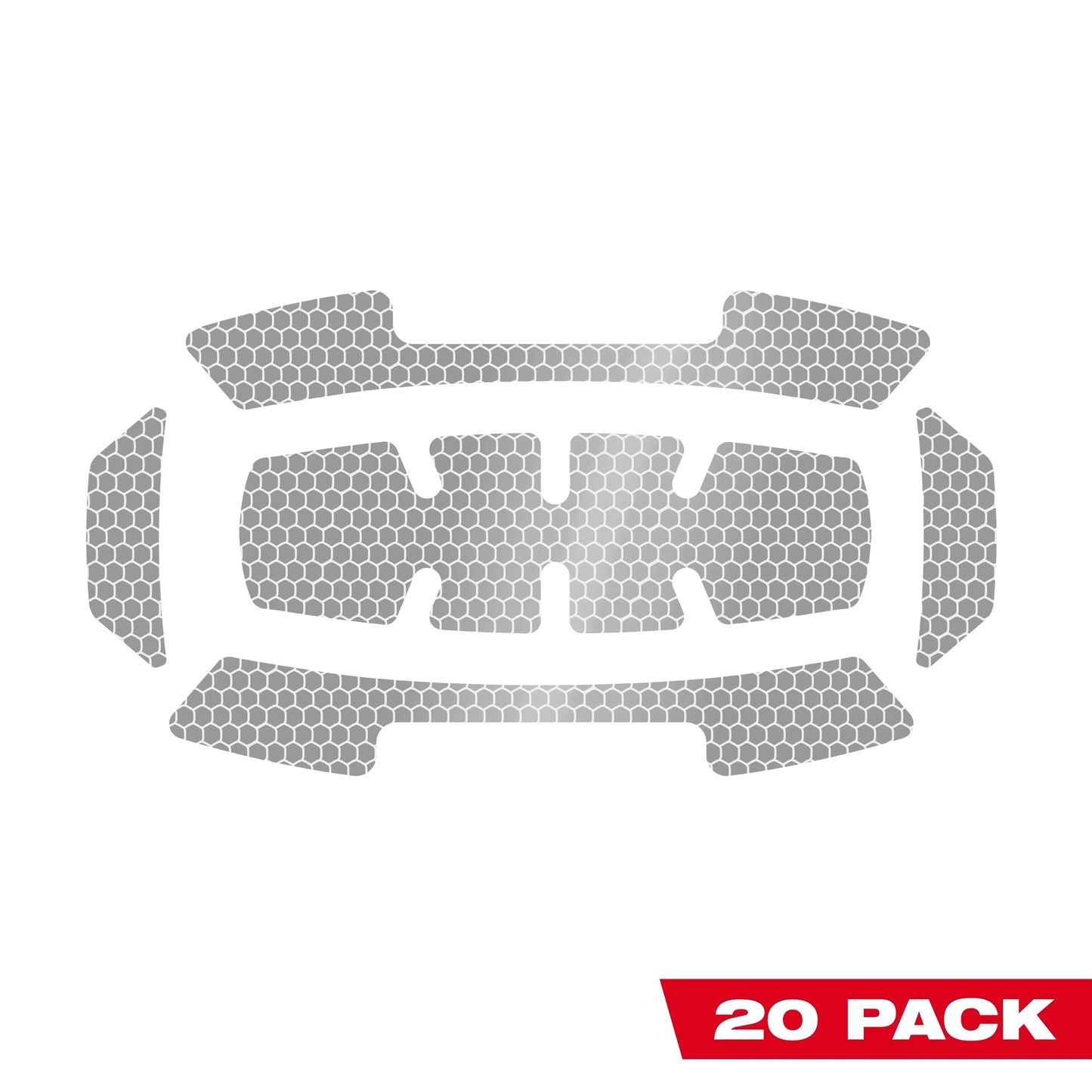 Milwaukee Tool 48-73-4600B 20 PACK 5 Piece BOLT Reflective Sticker Set - Silver, 20 ST/PK