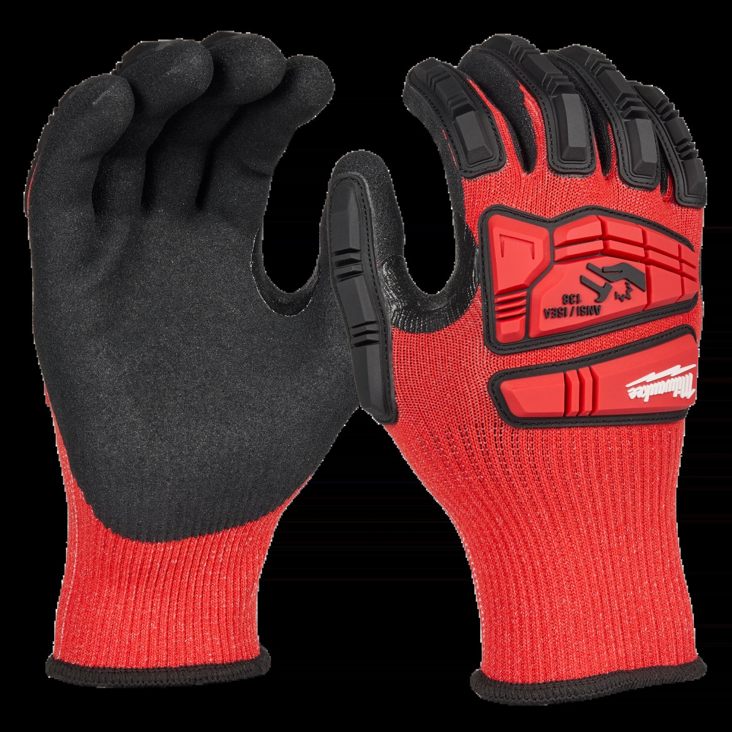 Milwaukee Tool 48-73-8131 Impact Cut 3 Nitrile Dip Glove - M, 6 EA/PK