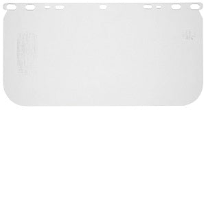 MCR Safety 485400 Safety Face Shield Single Matrix Replacement Window Clear Impact Resistant Acetate Material 8 Inches x 15 Inches .044 Inches Thickness (1 EA)