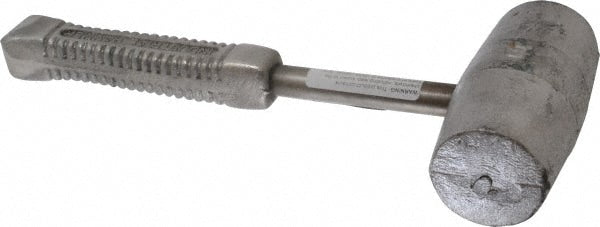 American Hammer AM10LNAG Non-Marring Hammer, 10 lb, 2-1/2" Face Dia, Lead Alloy Head