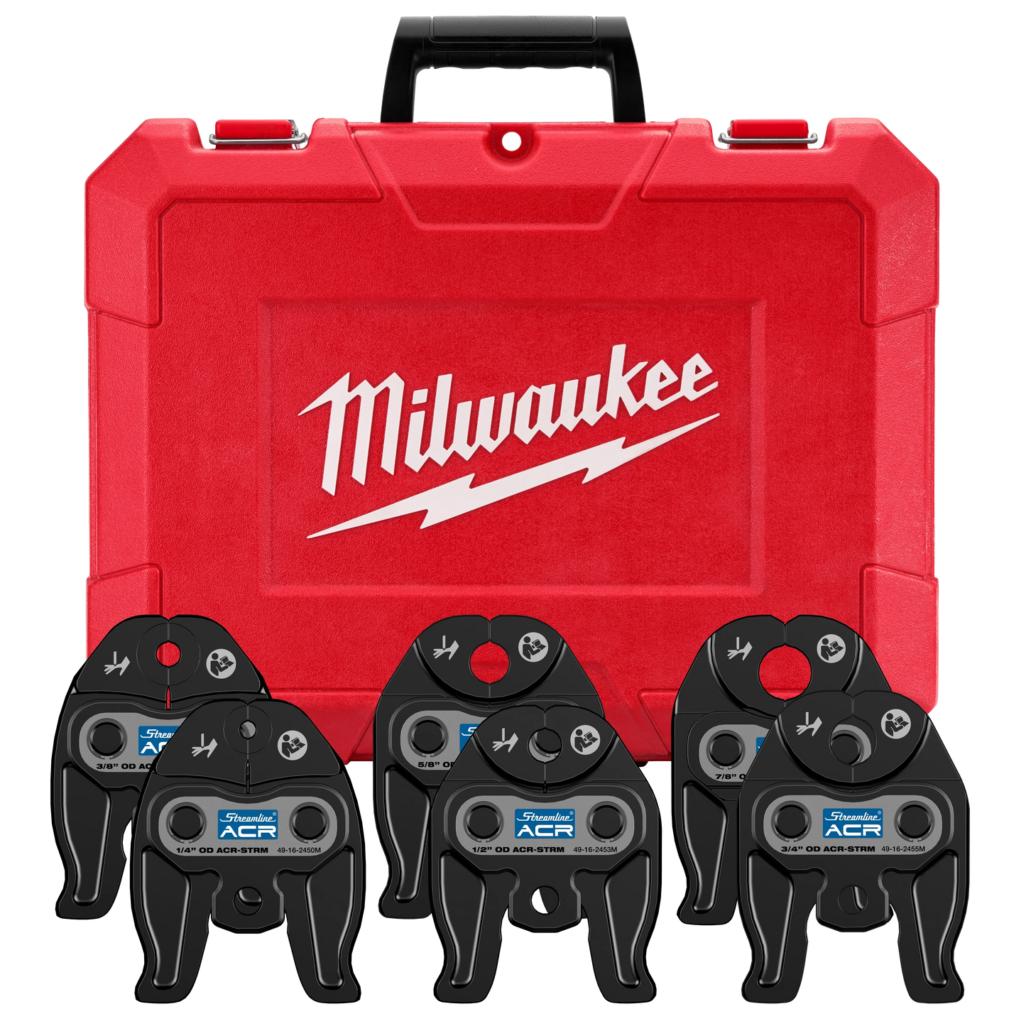 Milwaukee Tool 49-16-2461M 1/4" - 7/8" Streamline® ACR Press Jaw Kit for M12™ FORCE LOGIC™ Press Tool, 1 EA