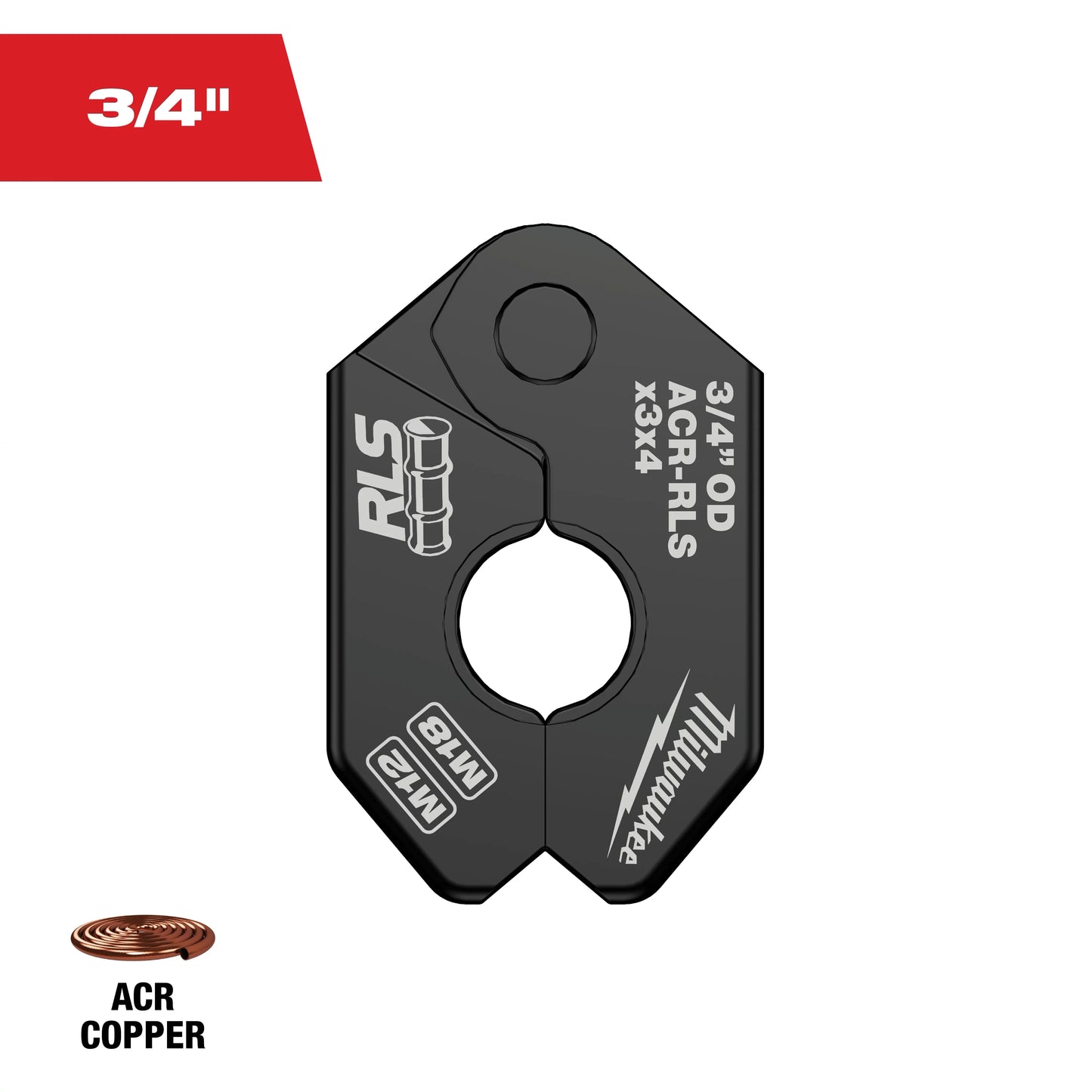 Milwaukee Tool 49-16-2655RX 3/4" RLS® Pivoting Press Ring, 1 EA