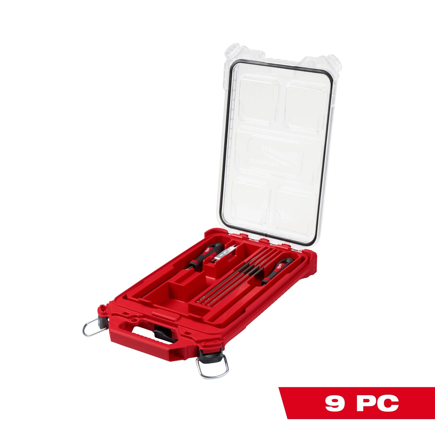 Milwaukee Tool 49-16-2880 9pc Saw Chain Sharpening Set with PACKOUT™ Low-Profile Compact Organizer, 1 ST